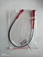 Herramienta de recogida de garras flexibles, luz LED magnética, agarre de dedos, imán rojo, 4 garras, luz LED y parte no magnética