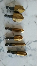Drill-Bit Chamfering Cutter Countersink Wood HSS Hex-Shank-90-Degree 3pcs 6pcs 6mm-19mm