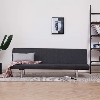 

Dark gray polyester sofa bed sofa