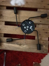 Ceiling-Lights Lampara Loft Nordic-Pipe Bedroom Retro Vintage Techo Iron for Living-Room