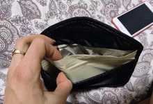 Funda bloqueadora de señal de Bolsa de bloqueo de señal, funda de jaula Faraday para llaves de coche sin llave, protección contra radiación, teléfono móvil