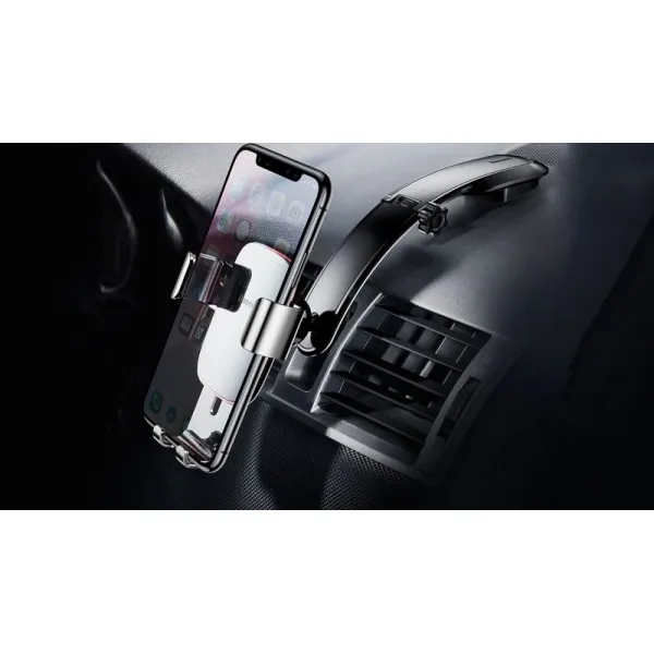 Автомобильный держатель Baseus Metal Age Gravity Car Mount SUYL-F0S(серебристый