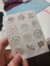 Paper Label-Sticker Stationery Envelope-Seal Wrapping-Cards Flower Business-Gift Multifunctional