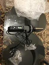 Pistola de aire caliente 8018lcd, 220v, 450w, estación de soldadura de Bga refundido, soldadura de hierro, 4 boquillas BGA VS 858 8858 8032 858D