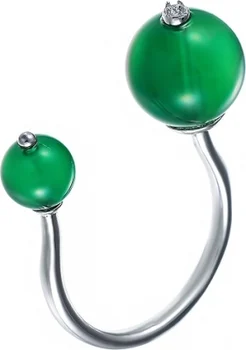 

Jay VI ring with agate and cubic zirconia