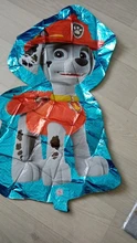 Figuras de acción de la patrulla canina para niños y niñas, juguetes de globos de aluminio, Skye Chase, Rubble, Marshall, modelo, globo, Decoración de cumpleaños, regalo