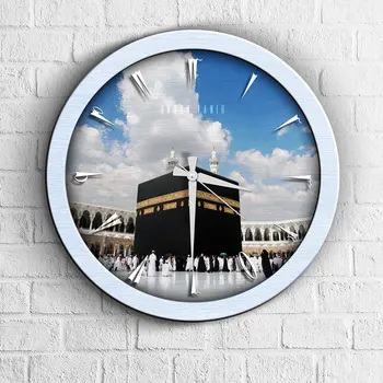 

Personalized Kaaba Wood Wall Clock-2