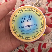 Alambre de cobre de latón para fabricación de joyas, alambre de abalorios para fabricación de joyas, en colores plateados, 0,2/0,3/0,4/0,5/0,6/0,7/0,8mm, venta al por mayor