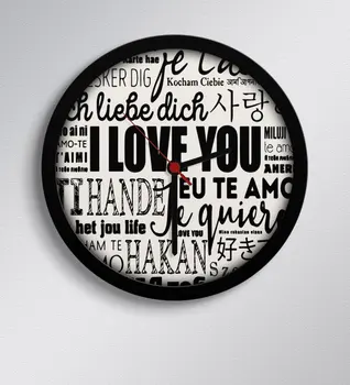 

Personalized Valentine's Day Design Wooden Wall Clock-78
