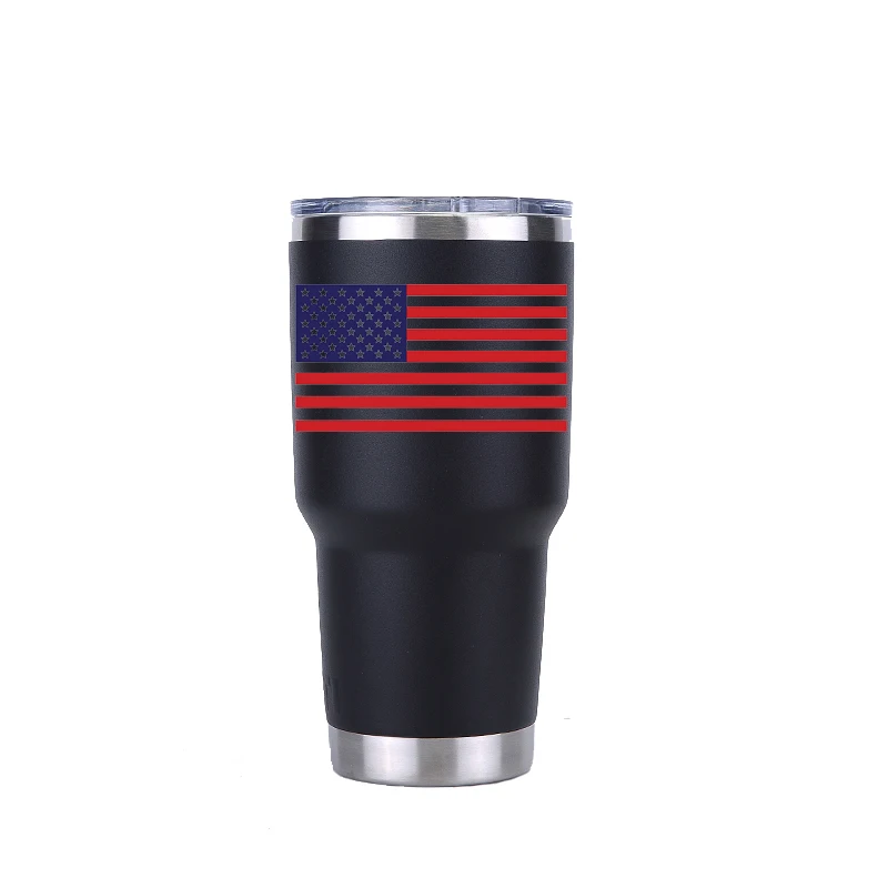 

American Flag 30oz Tumbler Travel Car Mug Double Wall Vacuum Flasks Insulated Stainless Steel Thermos Water Bottle Coffee Cup