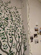 Tiny leaf garland fairy light decor LED Copper Wire string lights for Wedding forest