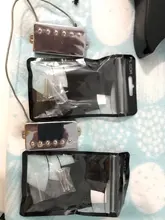 FLEOR 2 uds Alnico 5 pastilla de guitarra Humbucker pastilla de guitarra para LP guitarra, cuello/puente, Cromo/oro