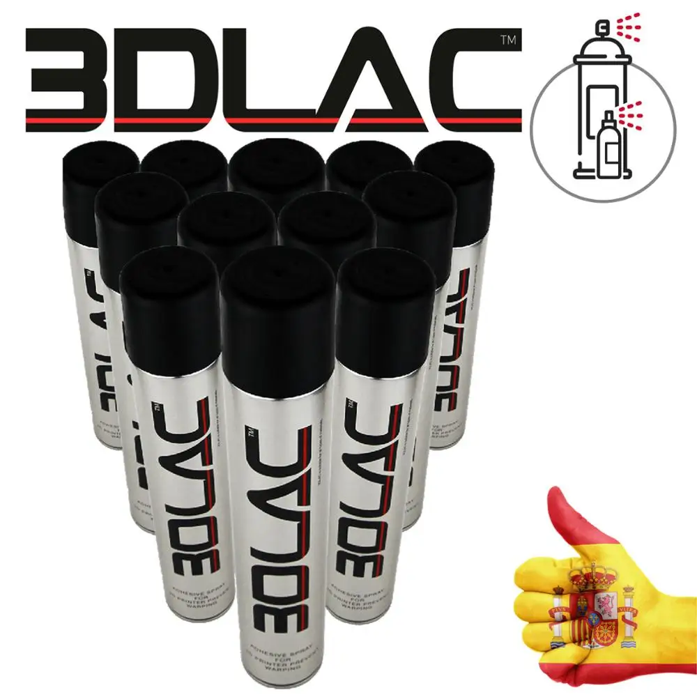 3DLAC-Fixation de laque pour imprimante 3D, spray adhésif, double