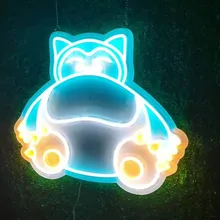  Custom Cartoon Anime Characters Aesthetic Cute Girl Led Neon Sign Decoration Acrylic For Shop Party Gift Home Kawaii Decor Room 