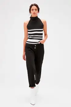 

Trendyol Striped Crew Neck Knitwear Bluz