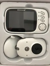 Video monitor para bebé 2.4G, cámara de seguridad para niñera inalámbrica con LCD de 3.2 pulgadas, audio bidireccional, sonido, visión nocturna, vigilancia, VB603