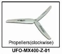 Walkera UFO MX400 запасные части Φ пропеллеры (по часовой стрелке) (против стрелки) |