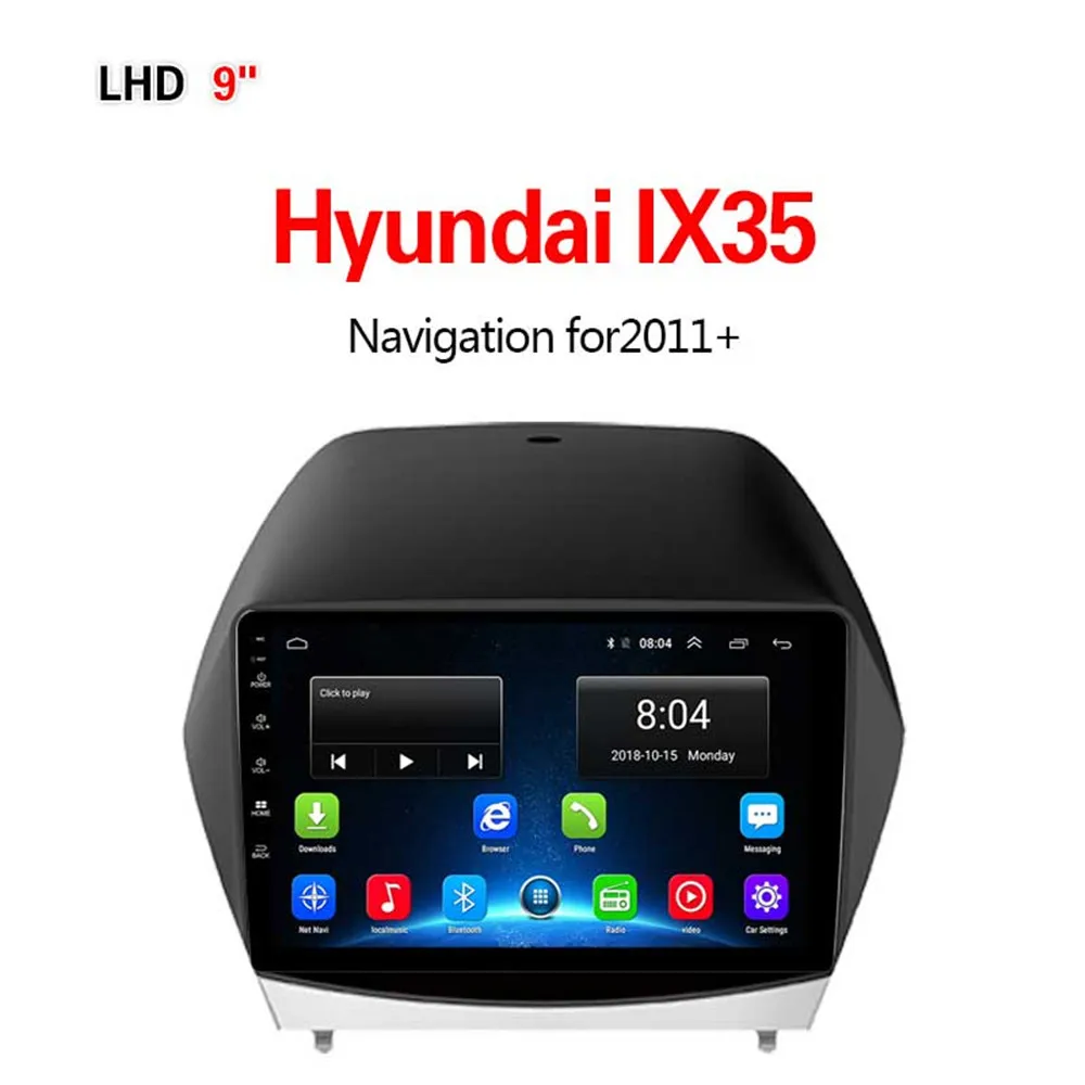 Lionet gps навигация для автомобиля hyundai IX35 2011+ 9 дюймов LH2009Y