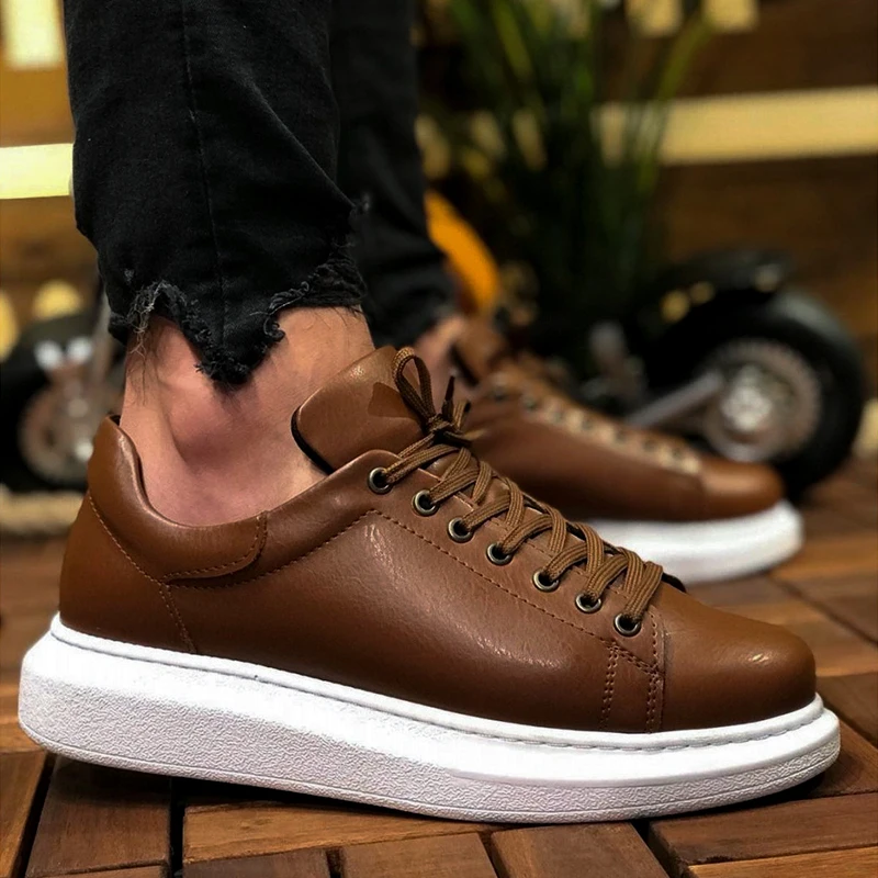 Кроссовки Chekich для мужчин повседневные удобные гибкие модные кожаные свадебные