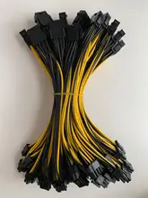Video-Card Power-Data-Cable Graphics 8-Pin Pci-E-Gpu Express To 2-X-Pcie 10pcs/Lot High-Quality
