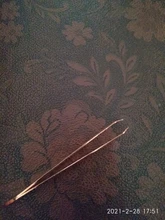 Pinzas para las cejas de acero inoxidable, pinzas para el pelo profesional de cara y nariz, color dorado rico, 1 unidad