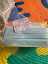 Mascarilla médica desechable no tejida, máscara quirúrgica de 3 capas con filtro, transpirable, antipolvo