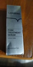 LANBENA-suero facial para tratamiento de poros, reductor de poros, alivia la sequedad, reafirmante, reparación hidratante, piel suave