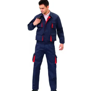 

WINDBREAKER TERYLENE MULTI-POCKET BICOLOR NAVY/ROJOJO CHARGE T48