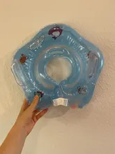 Anillo de cuello para bebé, accesorios de natación, tubo de seguridad infantil, flotador circular para baño, inflable, agua