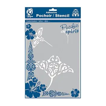 

Ks-bsxl-008 stencil on adhesive basis 'scat maory', A4 Ki sign