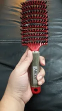 Cepillo para el pelo con cerdas de jabalí para mujeres y hombres