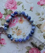 Pulsera de cuentas de Buda de Lotus Ohm, piedra Natural hecha a mano, piedra de cebra rosa, amuleto de loto, para hombres y mujeres, regalos de joyería de Yoga