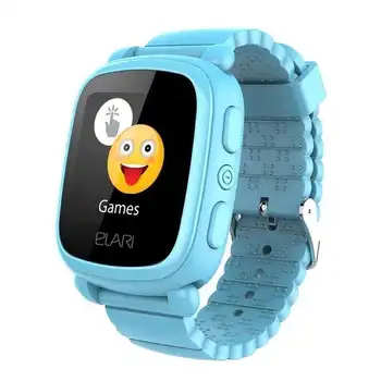 

Smart watch with child locator elari kidphone 2 blue-color touch screen-gps/lbs-communication