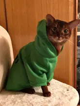 Cat Clothes Pet Cat Coats Jacket Hoodies For Cats Outfit Warm Pet Clothing Rabbit Animals