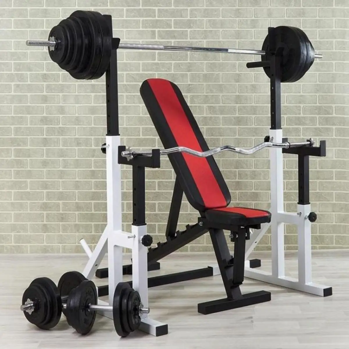 стойка и скамейка для штанги