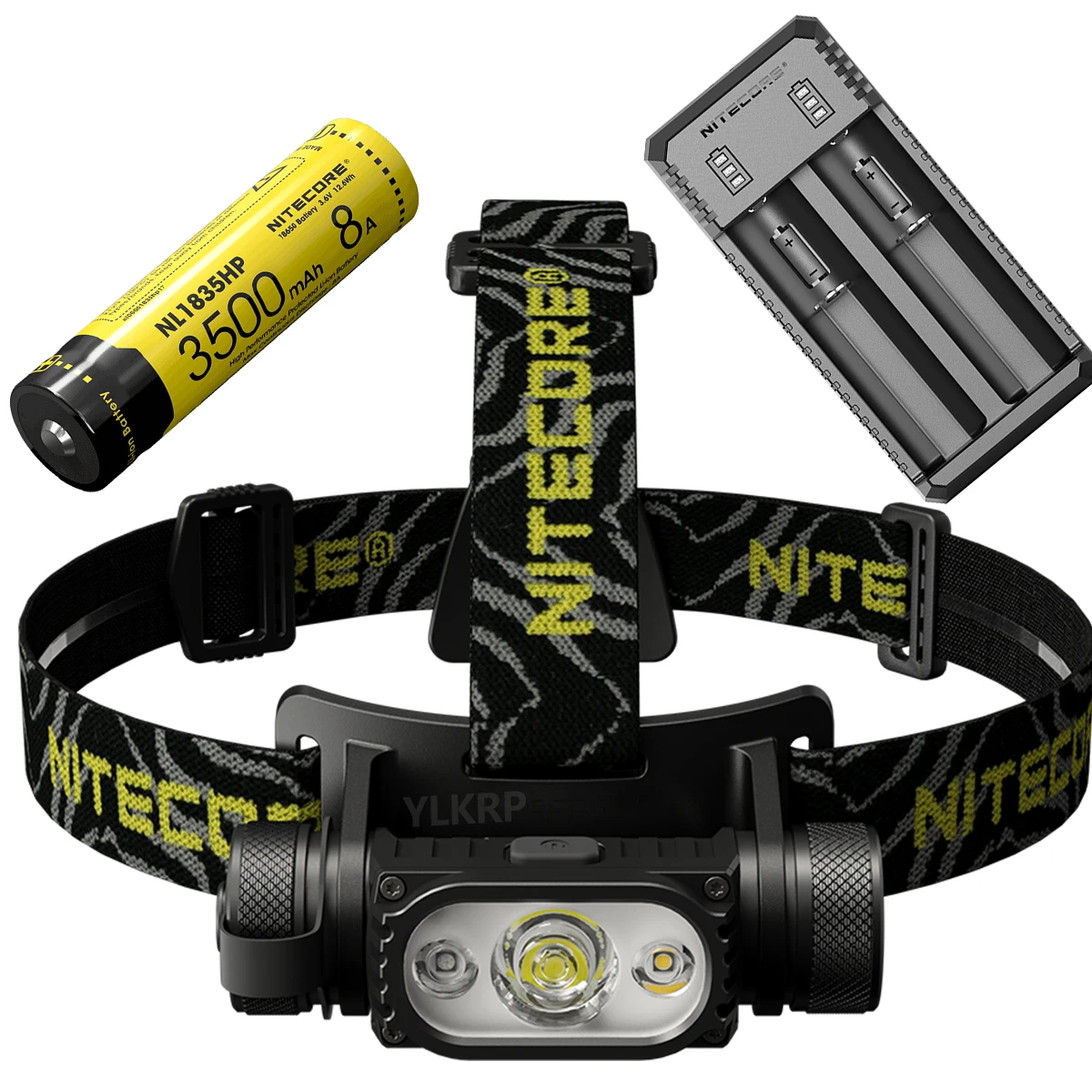 NITECORE HC65 V2 1750 lumens metal headlight with three light sources USB rechargeable including a NL1835HP battery | Лампы и