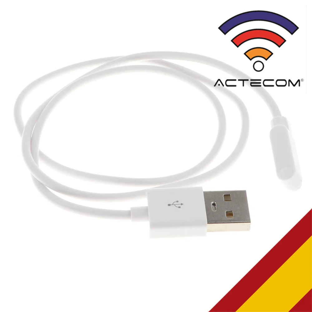 ACTECOM кабель для Carga USB Reloj Inteligente Conector magnetico 2 Pines Banco|Часовой механизм| |