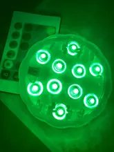 Night-Lamp Bowl Vase Party-Decoration Battery-Operated Remote-Controlled Garden Underwater