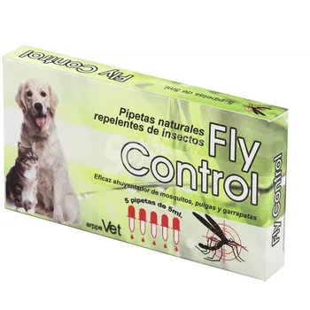 

Natural repellent pipettes for dogs and cats FLY CONTROL 5 pc.