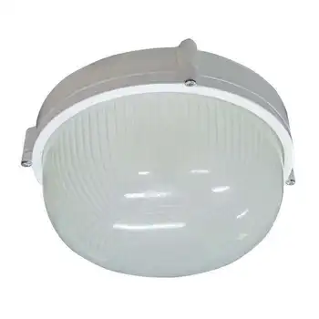 

Lamp NPP 03-60-013 "Bannik" 1301 Circle small 1 x 60w E27 IP65 housing White. Elethex 1005500934