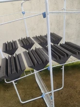 Padding Bass-Trap Acoustic Studio Insulation Wall-Foam Soundproofing Black NEW Price