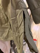 Shirt Jacket Outwear Oversized Coat Spring Warm-Button Thin PUWD Chic Fashion Woman Ladies