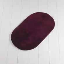 Коврик для ванной-коврики | коврик для ванной нескользящие Противоскользящие коврики цвета Вишневый Овальный 60X100 см