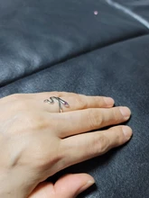 Anillos De Serpiente de cristal para mujer, de Plata de Ley 925 Vintage con personalidad, anillos ajustables de plata tailandesa Punk