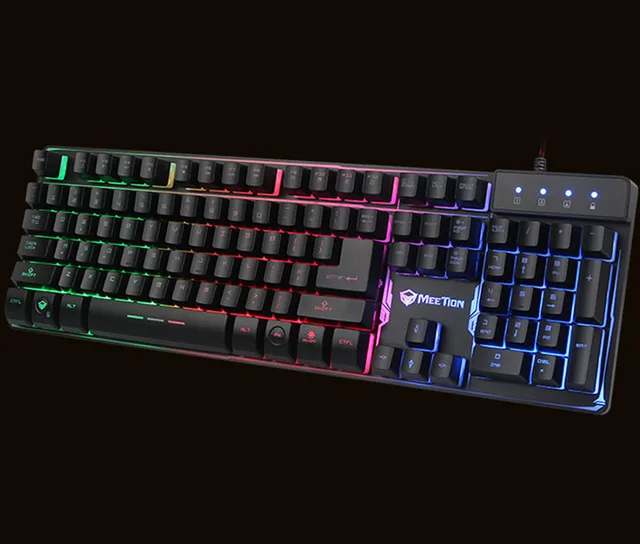 Teclado retroiluminado de arcoíris colorido para videojuegos, teclado Anti Ghosting de 19 teclas, diseño en español, K9300 5