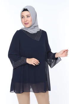

Blusa Tunic Tops Chiffon Turkish Blouse size Shirt Blouse Dubai top blouses women clothing кофта بلوزة мусульманская туника