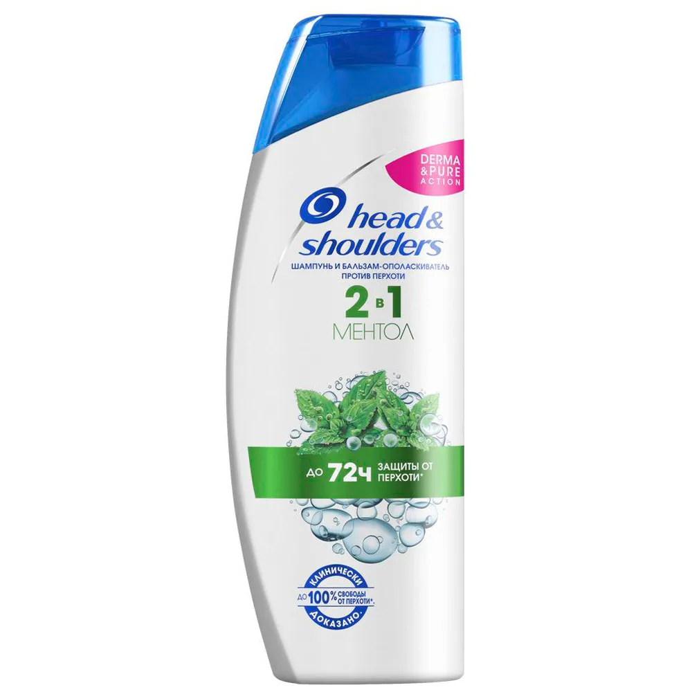 Шампунь Head & Shoulders Ментол для волос 400 мл | Красота и здоровье