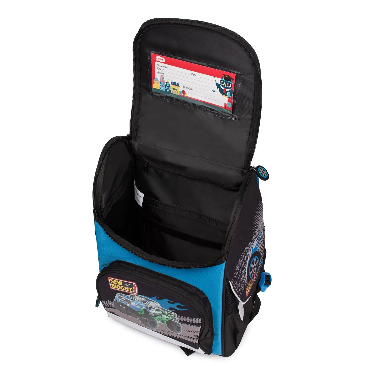 Ранец Erhaft школьный Трак Синий NBR003