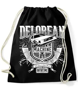 

Bag backpack-Delorean Machine Out A Time-back to the future