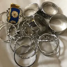 8 unids/set moda Circular Geométrica giro onda anillos para las mujeres minimalista accesorios de dedo conjunto anillo joyería de Hip Hop nuevo